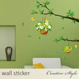 Wall stickers featuring trees, flowers, stylish Nordic designs, cats, oceans, windows, plants, and English alphabets. Removable wallpaper and wall decorations. size 25x45 tc1093