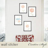 Stylish Scandinavian Wall Stickers with Trees, Flowers, Cats, Plants, Toilets, Flowerpots, and English Text. Removable Wallpaper Stickers. Wall Decor. Perfect for Redecorating or Gifting size 50x70 sk7111