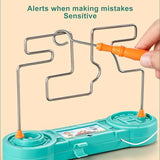 Bump Maze, Montessori Toy Electric Wire Maze Roller Game Touch Maze Puzzle Toy Collision Game Education Concentration Toy (Random Color)