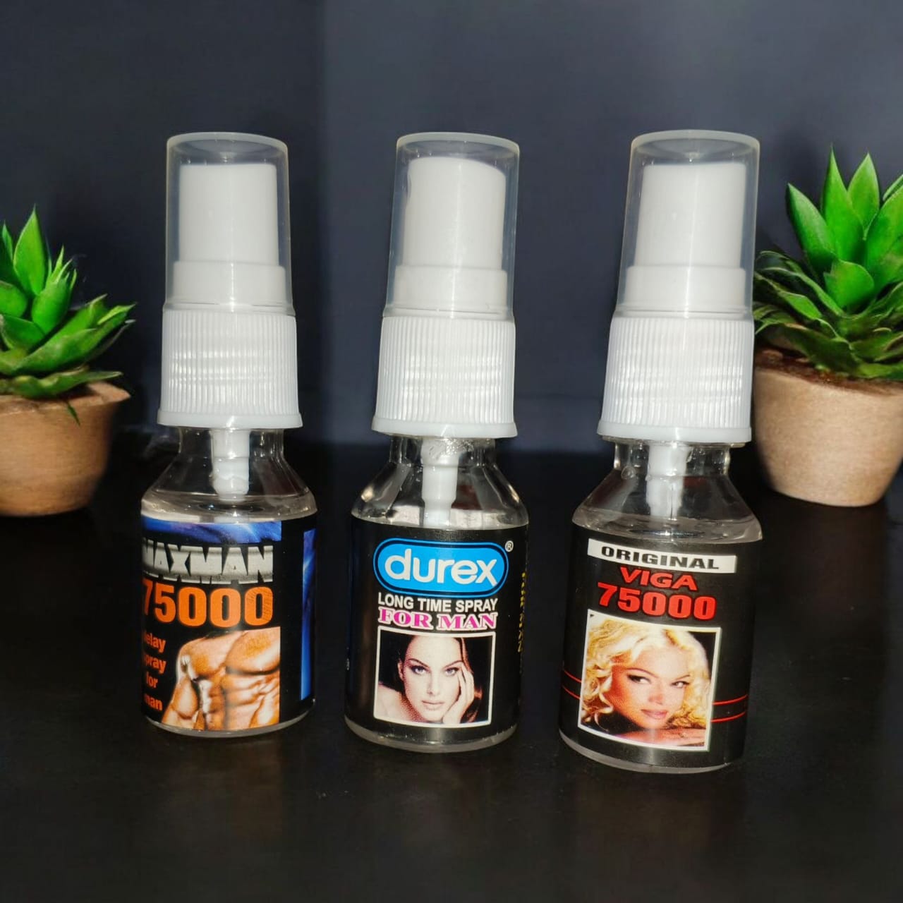 3 Top Long-Lasting Delay Timing Spray for Men – Waterproof Odor Protection (pack of 3)
