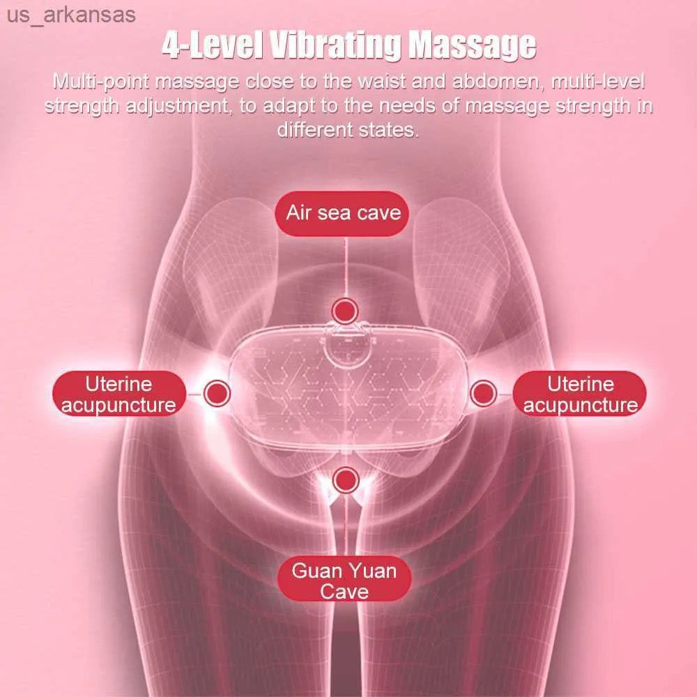 Digital Period Pain Relief Pad – Heating & Vibrating Belt for Menstrual Cramps