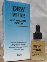 Dew White Anti Melasma Serum Gentle Formula Reduces Dark Spots Improves Skin Tone Provides Radiant Glow And Smooth Texture For Daily Use - 30ml