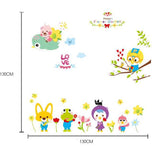 XL8093 wall stickers cartoon children's room decoration living room bedroom wall stickers kindergarten classroom decoration decorative wall sticker