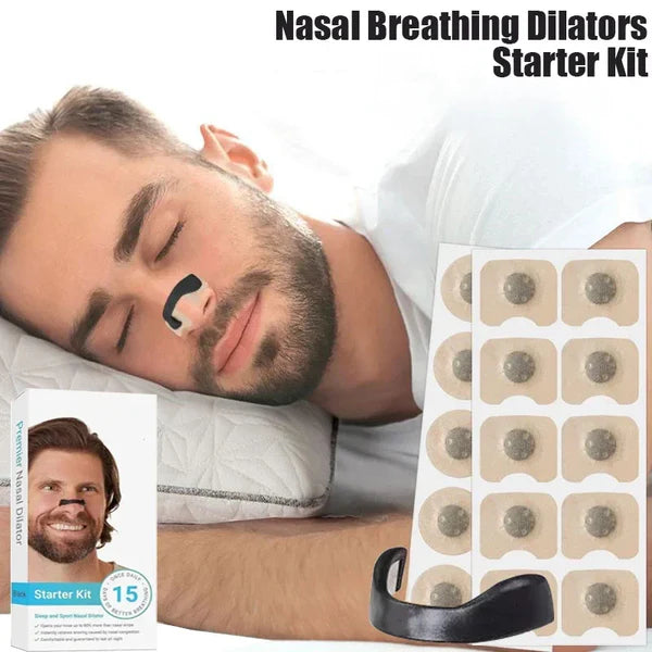 Sleep-Co Magnetic Nose Strips | Next-Gen Nasal Dilator Starter Kit For Easy Breathing, Anti-Snoring Relief, And Comfortable Sleep (4 Pcs Magnetic Nose Clips)