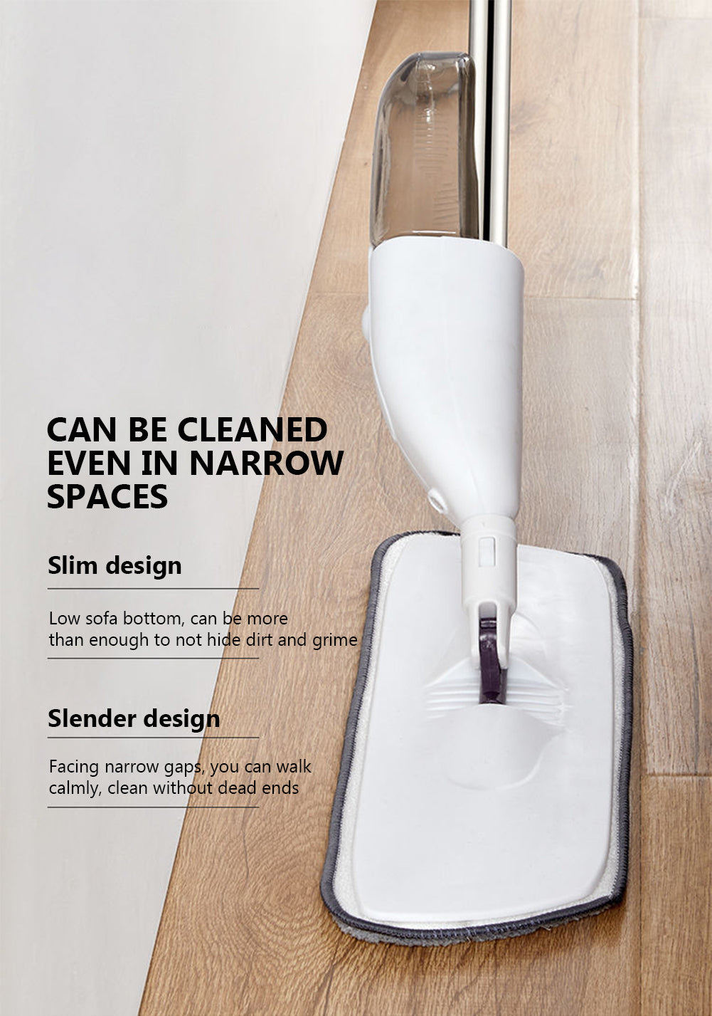 Healthy Spray Mop Flat Mop Floor Cleaner  hands-free flat mops