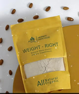 Herbal Heritage WEIGHT-RIGHT Natural Mass Gainer – Organic Dietary Supplement for Healthy Weight Gain 100g