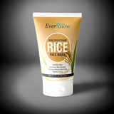 EverGlow Skin Brightening Rice Face Wash 120 ML - Purifies, Improves Texture, Exfoliates, Tightens Pores - For All Skin Types | Face Wash | Rise Face Wash 