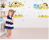 Tree swinging fun wall decal abc1009