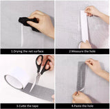 3 Meter - Mesh Roll Tape Window Screen Repair Patch Keep Mosquitoes Out With Anti Insect Self Adhesive Mesh Patch Tape