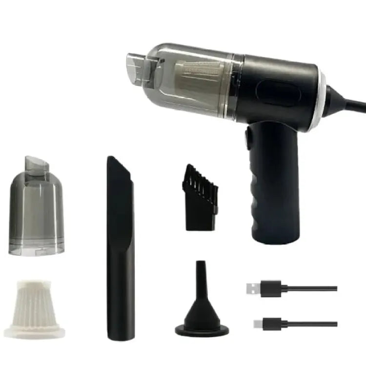 3 In 1 Portable Vacuum Cleaner Duster Blower Air Pump Wireless Hand-held Cleaning For Car Home (AS-228)
