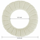 Universal Soft-Touch Cushioned Toilet Seat Cover – Machine Washable Plush Comfort