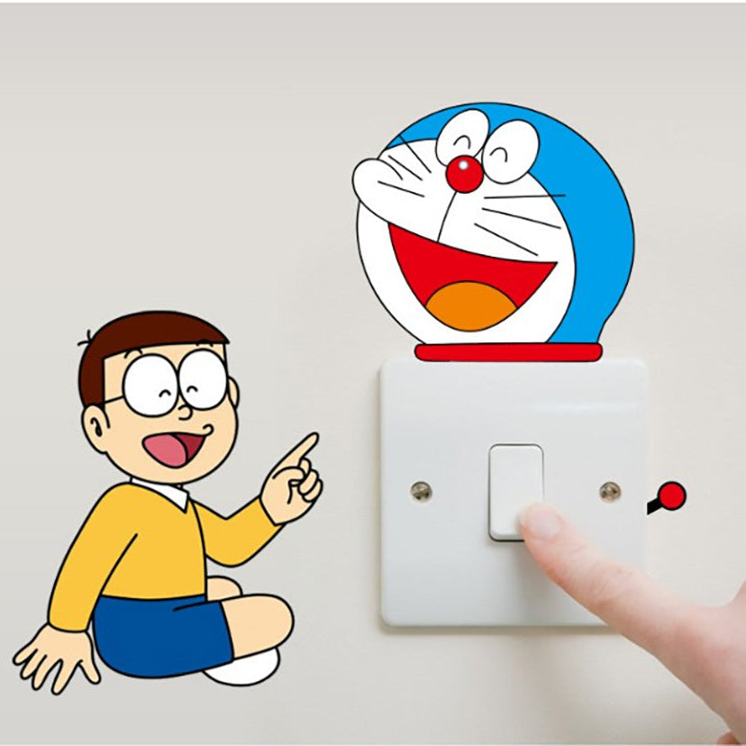 KG3003 DORAEMON SAKLAR STICKER WALL STICKER WALLSTICKER WAL STIKER METH size 30x45cm