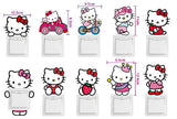 HELLO KITTY LIGHT SWITCH DECAL