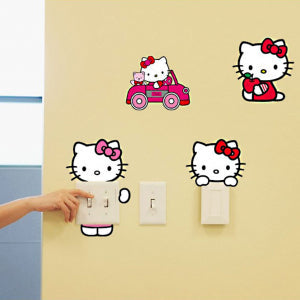 HELLO KITTY LIGHT SWITCH DECAL