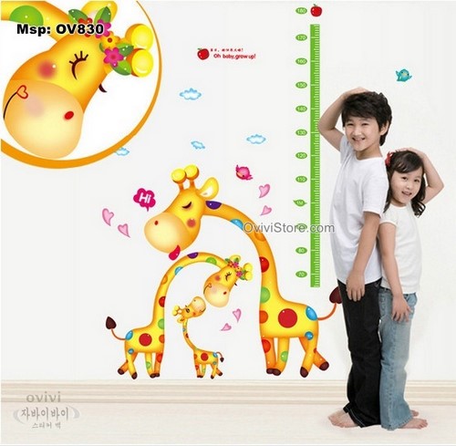 stiker dinding ukuran tinggi badan 6090 / 5070 - 8. AY9231