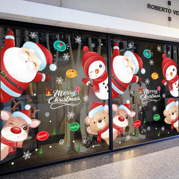 Santa Claus And Friends Decal xh9325