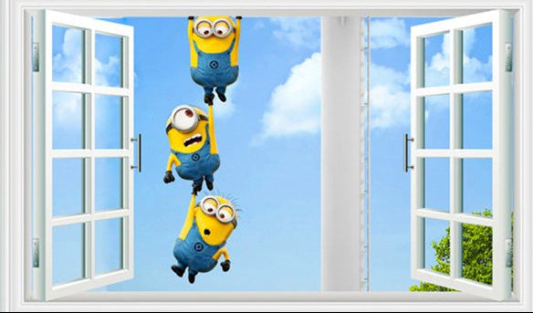 3D Minion Window Decal size 60x90 ncb205