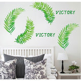 rdic Green Grass Leaf Decorative Decal size 50x70 sk7133