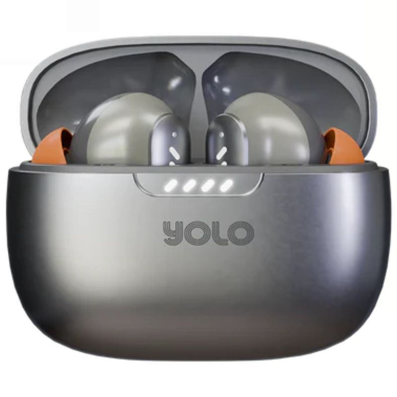 Yolo Aria Earbuds – ANC, 13mm Bass Boost Driver, 24H Playback | Bluetooth 5.3, Quad Mic, Gaming & Music Modes
