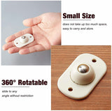 Mini Furniture Mover Wheels | Set of 4 | 360° Rotation | Stainless Steel KS | For Furniture & Storage