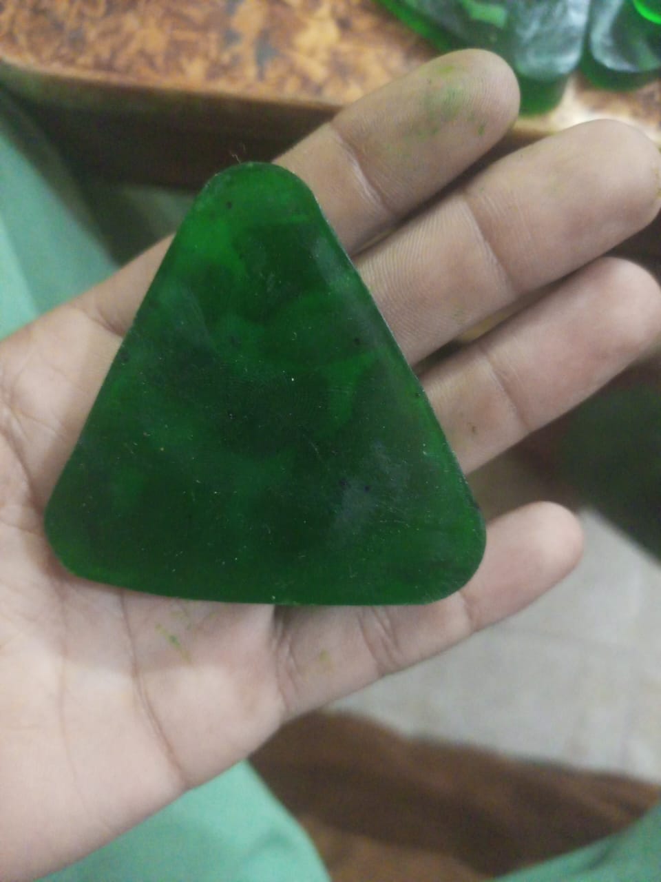 Nature Triangle Shampoo Bar | Nature Seven Green Soap | 50g | Plant?Based | Calming & Strengthens Hair | Made in Pakistan