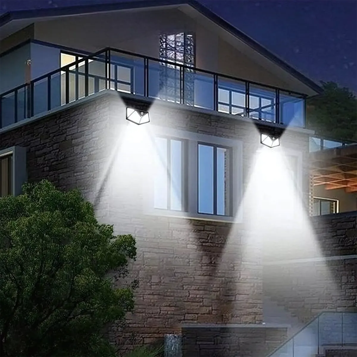Solar Interaction Light | Solar charging Led Induction Motion sensor wall lamp for Outdoor Garden Courtyard