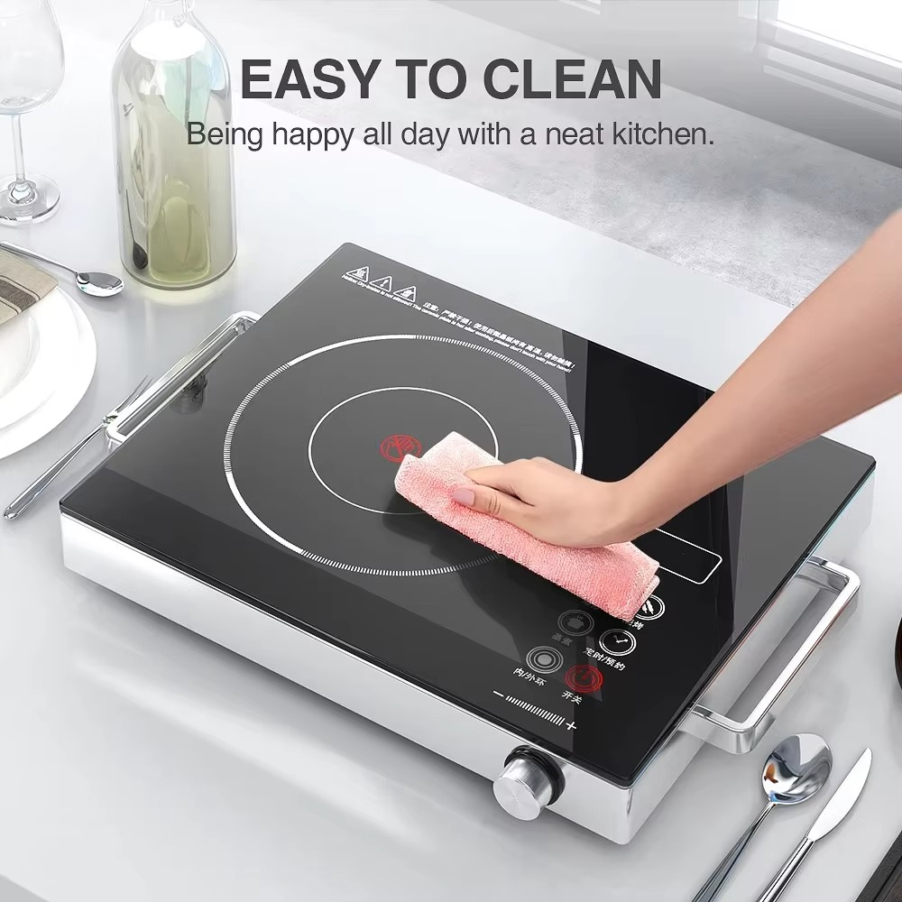 RAF 3500W Electric Infrared Stove – High-Power Hot Plate Cooker | Portable Electric Chula for Fast, Even Heating | Energy-Efficient Countertop Burner for Home, Kitchen, and Outdoor Use