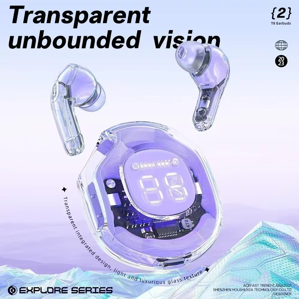 Air39 Wireless Earbuds | Bluetooth 5.3 | Clear Sound | Heavy Bass | Noise Reduction |  LED Display - Random Color