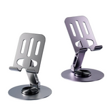 Mobile Stand - Mobile Phone Holder Broadcast Mobile Phone Holder 360 Degree Rotation Adjustment Folding Lazy Tablet Desktop Mobile Phone Holder - Stainless Steel - Random Color