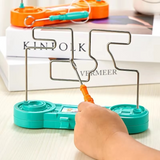 Bump Maze, Montessori Toy Electric Wire Maze Roller Game Touch Maze Puzzle Toy Collision Game Education Concentration Toy (Random Color)