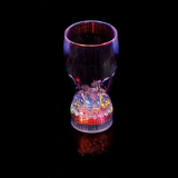 Plastic LED Flashing Cup LED Light up Beer Cup Water Hanging Glass Cup for Wedding Party - 1pc Plastic LED Lighting Bulb - Decor LED Glowing Plastic Cups Fashing Drink Luminous Lights Cup - 250ml ( With Box )