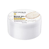 BIOAQUA pimples removing pores skin hydrating softening brightening rice raw pulp white gel after sun repairing gel
