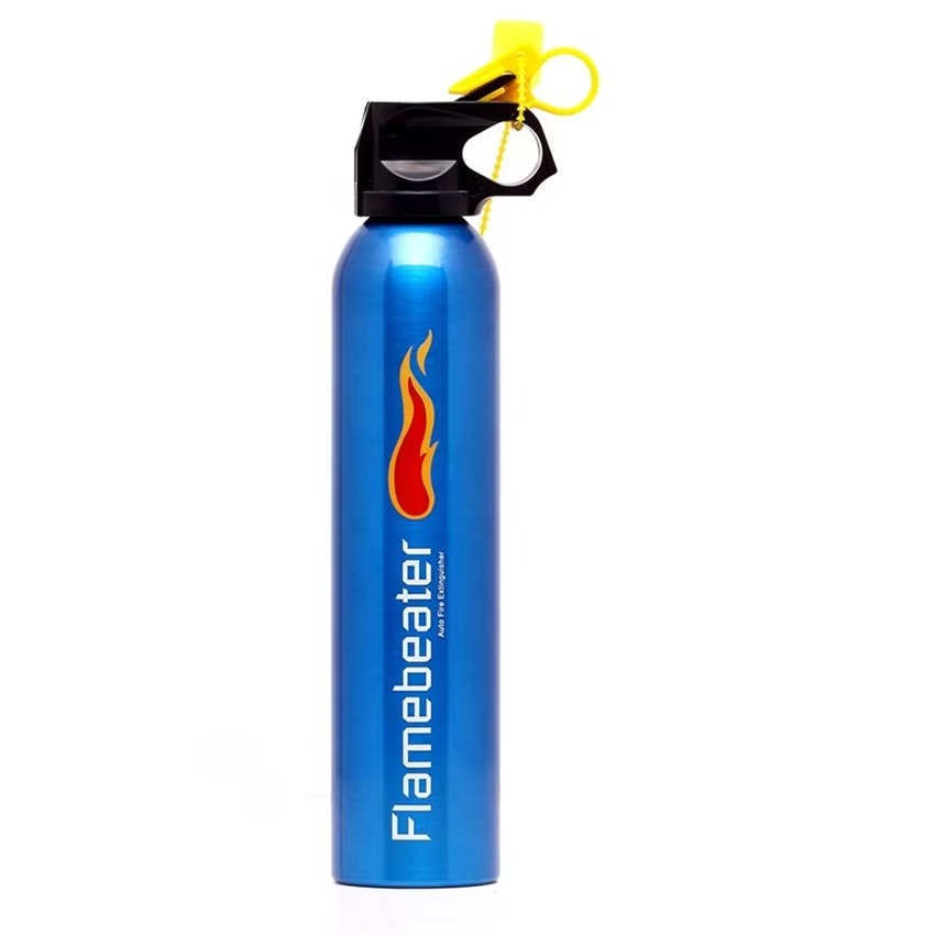Universal Motorcycle Fire Extinguisher Bottle – 500gram - Heavy-Duty Metal Body with Mounting Bracket – Fits All Bikes &amp; Motorcycles – Compact Emergency Safety Tool ( Random Color )