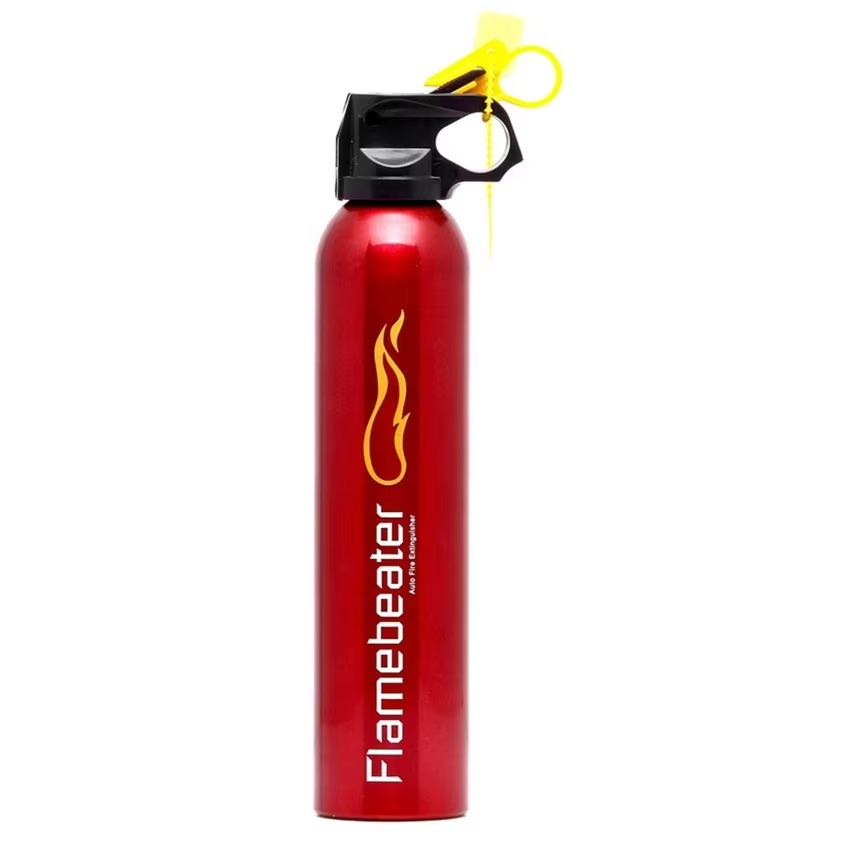 Universal Motorcycle Fire Extinguisher Bottle – 500gram - Heavy-Duty Metal Body with Mounting Bracket – Fits All Bikes &amp; Motorcycles – Compact Emergency Safety Tool ( Random Color )
