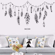 World Beauty's Macro he JM7339 can be Combined to Remove Wall Stickers Small Pure and Fresh and Feathers Decorating