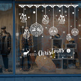 Miico XH7243 Christmas Sticker Home Decoration Sticker Window and Wall Sticker Shop Decorative Stickers