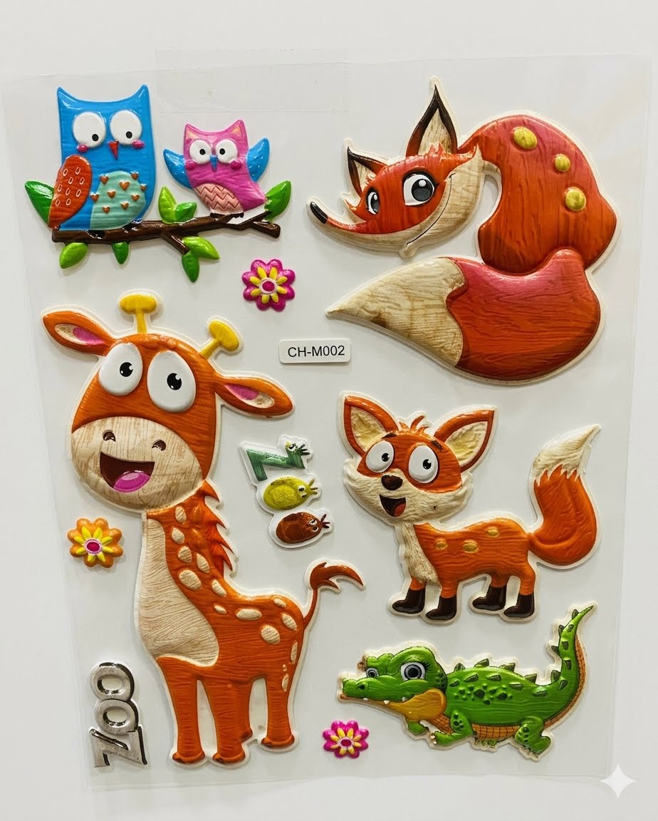 Three-Dimensional Dinosaur Stickers Children's Wall Stickers Children's Gifts for children's Room Decoration "ch M001 Size:40x30cm
