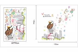 Wall Stiker ABC1060 Girl n Fly – Wallsticker  Wall Sticker  Wallstiker  Wall Stiker Stiker Dinding  Hiasan Dinding
