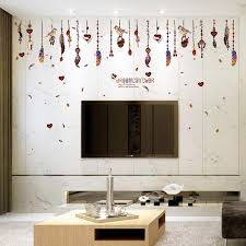DIY Feather pendant Wall Sticker SK9177