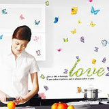 Ay6041 yl Wall Art Stickers Large DIY Wall Paper Mirror Poster Tattoos Quotes