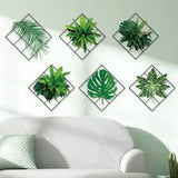 Ht92004 3D Green Plant Wall Sticker,