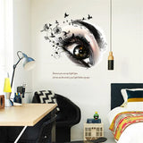 Sks6031 wall stickers beautiful eye living room bedroom wall decoration home decoration mural art