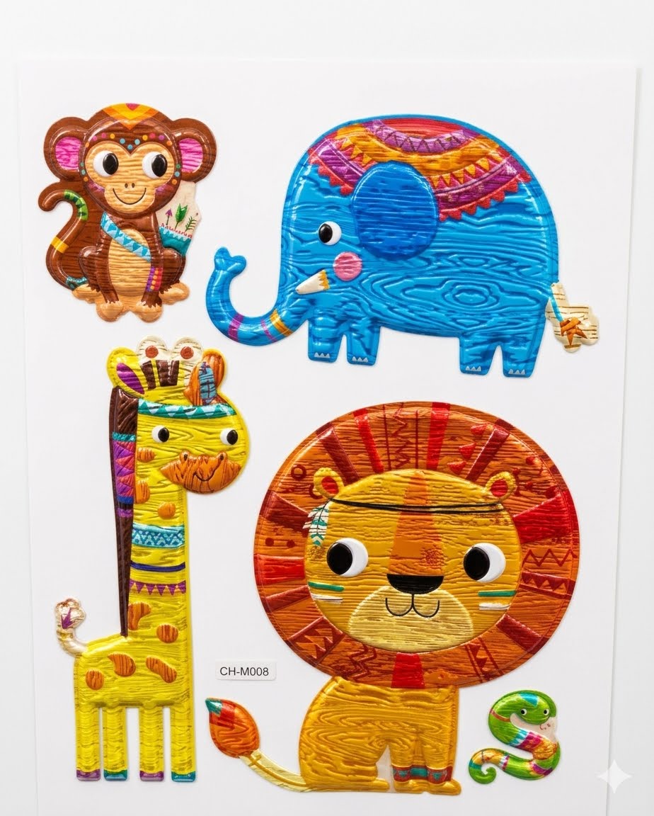 Three-Dimensional Dinosaur Stickers Children's Wall Stickers Children's Gifts for children's Room Decoration "ch M001 Size:40x30cm