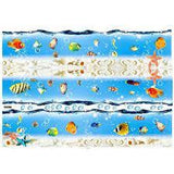 AY917 Finding Nemo Removable Sticker 60x90cm Cartoon Bathroom Decor Occean World Wall Corner Line Cling 6% off total if 2lots
