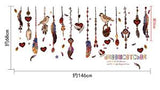 DIY Feather pendant Wall Sticker SK9177