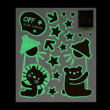 Brown Teddy & Stars Wall Sticker