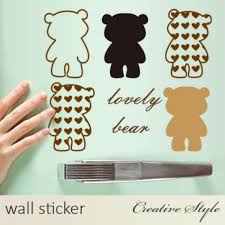 AY6039  Wall Sticker-Cute Bear Sticker