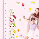 ME Pig Growth Height Measure Chart Pattern Wall Sticker Ay7262w