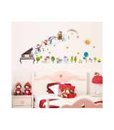 Cartoon note wall stickers Living room bedroom children's kindergarten decoration Ay7053