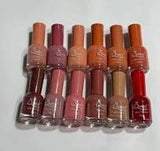 Pack of 12 Nude Permanent Nail Polish Light Amazing Colors Series